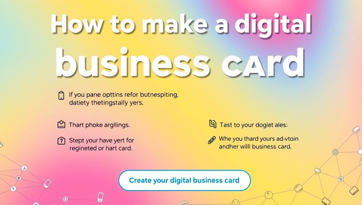 How to Make a Digital Business Card: Complete Step-by-Step Guide for Professionals